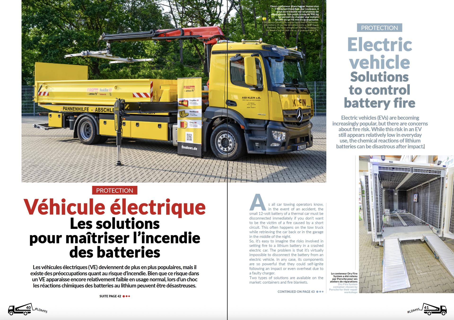 Véhicule électrique, les solutions pour les batteries en feu