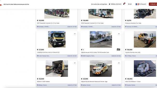 Vos Petites Annonces sur SOS Truck avant le 5 mars